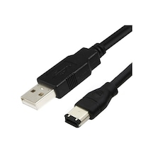 Novahub Junsunmay Ieee 1394 6 Pin Erkek - Usb 2.0 Erkek Adaptör Dönüştürücü Kablo, 3m Uzunluk Kablosuz Bağlantı
