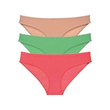 3 Adet Süper Eko Set Likralı Kadın Slip Külot Ten Yeşil Fuşya Beden: Xl Standart