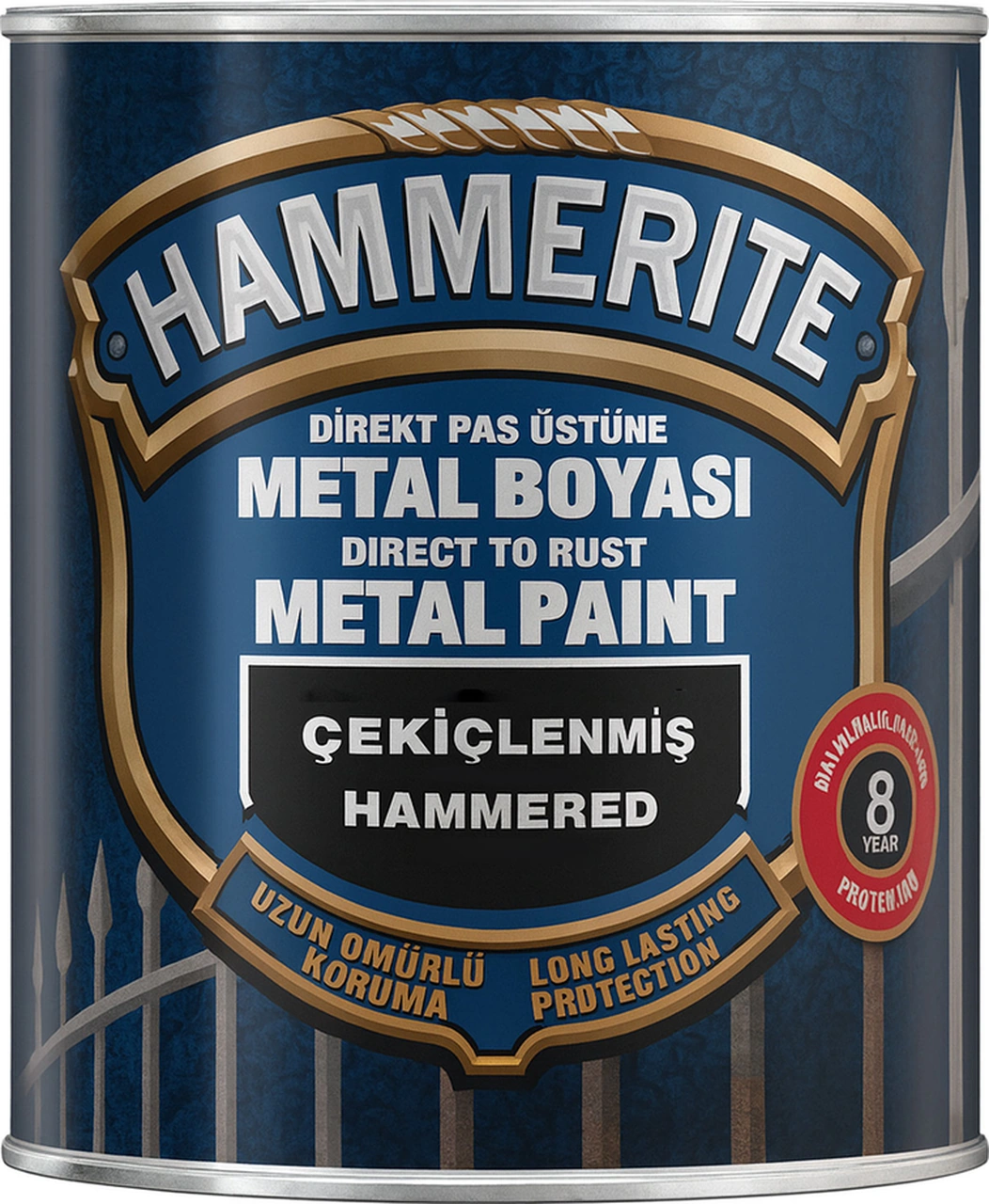 Hammerite Astarsız Boyasız Paslı Yüzey Metal Boyası Çekiçlenmiş Bakır 2,5 L