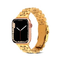 Apple Watch Uyumlu 38mm Krd-54 Metal Kordon - Gold