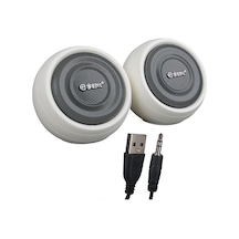 Magicvoice Mv-24845 1+1 Usb Aux Oval Multımedia Ses Sistemi Speaker - Hoparlör 2x3watt