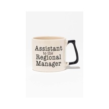 Assistant To The Regional Manager Dwight The Office Baskılı Siyah Kulplu Modern Seramik Kupa Siyah