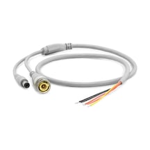 Power Jak Kablo Dc + Bnc 60cm Beyaz Hdx5530