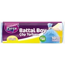 Güçlü Çöp Torbası Battal Boy 10'lu