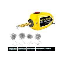Mini 100w Plastik Kaynak Makinesi Sıcak Zımba Tampon Plastik Onarım Araba Yellow 400 Nails 220v Eu Plug