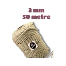 3 Mm 50 Metre Jüt Halat Dekor İpi, 3mm50metreorg2