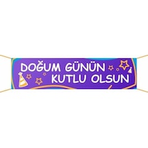 Doğum Günü Pankartı-1 75x300 cm