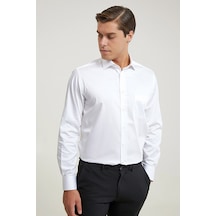 D'S Damat Ds Damat Regular Fit Beyaz Düz Gömlek 5he02dy05289m 801