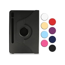 Samsung Uyumlu Galaxy Tab S7 T870 11" 360 Derece Döner Standlı Kılıf - Siyah