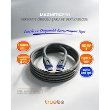 Truebo MagneticPro Dayanıklı Şarj Ve Veri Kablosu