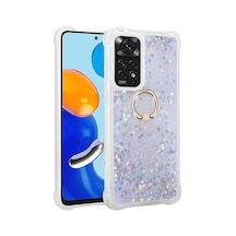 Xiaomi 11 İle Uyumlu Kılıf Gümüş Liss Sulu Simli Silikon Kapak Orijinal Esnek İnce Geliştirilmiş Dayanıklı Darbe Karşıtı Koruyucu Yeni Tasarım Xiaomi 11, Gümüş Sku: Zeusb0brlg585d
