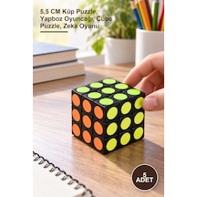 5 Adet Küp Yapboz 5,5 Cm Küp Puzzle, Yapboz Oyuncağı, Cube Puzzle, Zeka Oyunu