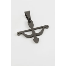 Yay - 93 - Ok Çelik Kolye Ucu - Csmo-tex - 2,5 Cm-siyah Çok renkli