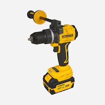 Rtrmax Rts5015hp Kömürsüz Akülü Darbeli Matkap 90nm 20v 2x4 Ah Akü+rts5008 Slion Hpower