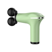 Çift Başlı Fasya Tabancası - Kas Gevşetici Masaj Aleti - Mini Servikal Membran Tabancası 9719 Yeşil