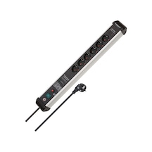 Brennenstuhl Premium-protect-line 6'lı Grup Priz, Usb Power Delivery Tip C Ve Aşırı Gerilim Korumalı Şalterli Çoklu Priz, Usb Power Delivery Tip C Ve Usb 3.0 A, Almanya'da Üretilmiştir