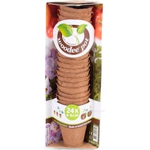 Woodee Pot 6x6 Cm 24 Adet