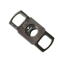 Cohiba Fırçalı Gunmetal Metal Puro Makası Kesici - Trp7141