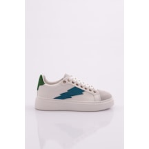 Dgn 1002 Kadin Sneaker 1002-2007-R8073 Beyaz - Mavi