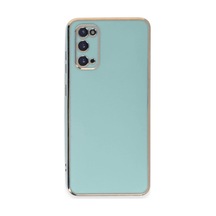 Samsung Galaxy S20 Kılıf Volet Silikon - Açık Yeşil