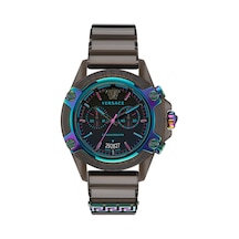 Versace Erkek Kol Saati 44 Mm Vrscvez701022 Altın - Mavi