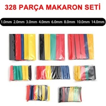 Dğer Isıyla Daralan Makaron Seti 328 Parça Renkli