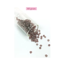 Dökme Cam Kum Boncuk Büyük Boy 6/0 4 Mm - 60 Gram - Şeffaf Gri - Bnc141 Diğer