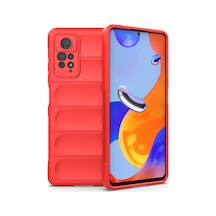 Note 11 Pro Kılıf Optimum Silikon - Kırmızı