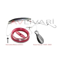 Tekneler Için Lüfer - Zargana Komple Set