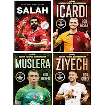 Benim Futbol Kahramanım İcardi - Muslera - Ziyech - Salah Poster Sticker Futbolcu Kartı Hediyeli