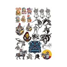 Savaşçı Sticker Set 8 23 Parça Telefon, Tablet, Defter, Laptop Sticker