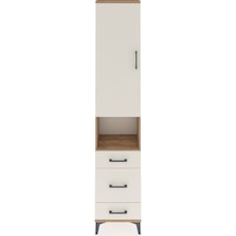 Arges Dolap 3 Raflı 3 Çekmeceli Tek Askılı 44x30x221 Çam-aytaşı Atlas Çam