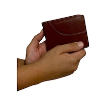 Exclusive Serisi Premium Özel Üretim Lüks Deri Yatay Çizgili Classic Erkek Cüzdanı Çok Renkli