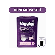 Giggles Külot Ped 52-100 Bel Ölçüsü 360 Esnek Beden Sızdırmaz Regl Gece Külodu 1 Paket 4 Adet