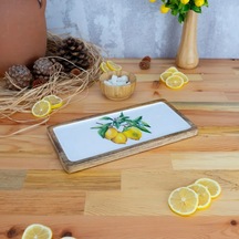 Bambum Kangura Limon Dikdörtgen Tepsi Küçük Renkli