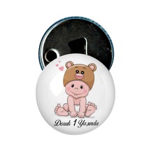 Famous Bebek Şekeri Magnet Bebek Mevlüt Hediyelik Isimli Kapak Açacak  (434856118)