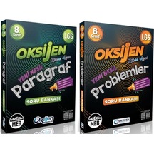 Oksijen 8. Sınıf Paragraf + Problemler Soru Bankası Seti 2 Kitap