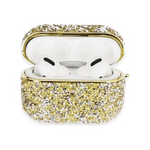 Newface - 725 - Airpods Pro 2 2.nesil Luz Taşlı Kılıf - Edntrend - - Gold