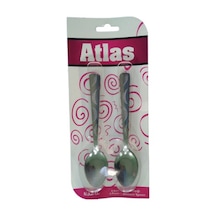 6 Parça Metal Tatlı Kaşık 5250 Çok Renkli