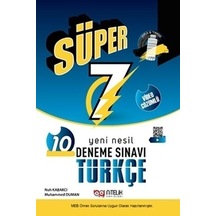 Nitelik 7.Sınıf Deneme Yeni Nesil Süper Türkçe Tamamı  Çözümlü