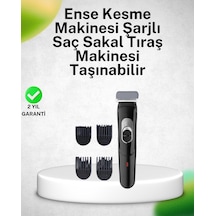 Paslanmaz Bıçaklı, Şarjlı Ve Sessiz Saç Sakal Kesme Makinesi Ev Kullanımı İçin İdeal