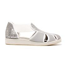 Sandalet Kadın 169 Green Life Stretch Women's Footwear Silver Silver Gri