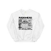 Tarzsokak Radiohead Sweatshirt Beyaz