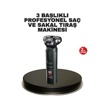 Kablosuz Profesyonel Erkek Bakım Seti 3 Başlıklı 3d Akıllı Kesim Taşınabilir Mh-hs2704-5702