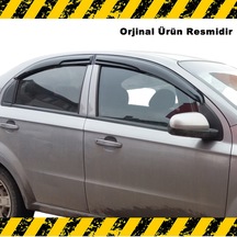 Chevrolet Aveo Sedan Krom Cam Çıtası 4Parça  Ara ...