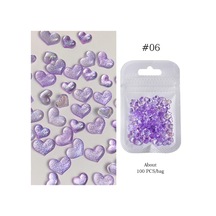 Tırnak Süsleme Nail Art Charm Kalp 56263-6