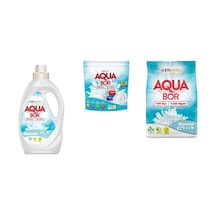 Aquabor Doğal Mineralli Sıvı Beyaz + Tablet + 4 Kg Beyaz 3 Lü Set