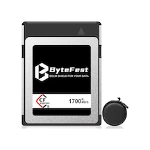 Bytefest 512 Gb Cfexpress Tip B Bellek Kartı, Kart Tutuculu, Nvme Pcıe 3.0, Kamera İçin Pürüzsüz 4k/6k Raw Videolar Ve Fotoğraflar, Nikon Z6/z7/z9/d5/d6, Canon Eos-1dxmark Iıı/eos-r3/r5 İle Uyumlu