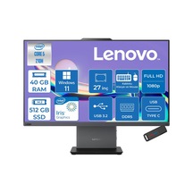 Lenovo ThinkCentre Neo 50a 27 Gen5 12SAA05QTRP17 Core 5 210H 40 GB 512 GB SSD 27" W11P AIO Masaüstü Bilgisayar