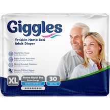 Giggles Hasta Bezi Yetişkin Bel Bantlı Tekstil Yüzey Xl 30adet XL